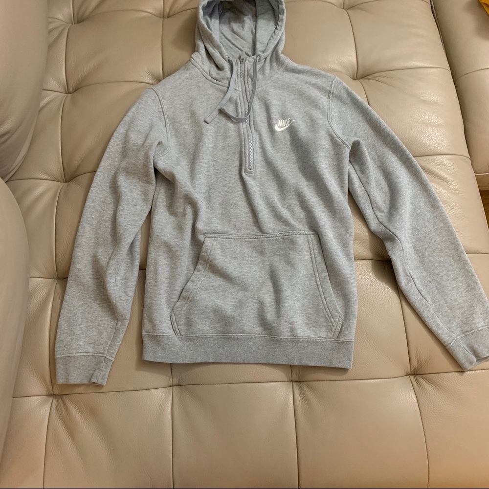 Grey Nike hoodie USED lightly